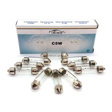 10 x C5W Lampen 5W 12V Birne Glühlampe Autolampe Sofitte Lampe Kennzeichen