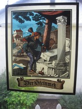 Fensterbild Handwerk Der Steinmetz Glasbild Glas Bild Folie Metallrahmen Kette