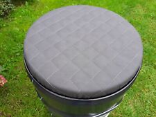Leder Sitzkissen Sitzpolster Sitz für 60l Ölfass Werkstatt Garage Feuertonne