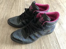 Adidas Top Ten Hi Sleek Schuhe Turnschuhe Sneaker Damen , Schwarz/Pink