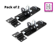 100mm/4" Brenton Bolt x2 Strong Schiebe Schuppen Tor Tür Bolzen galv befleckt