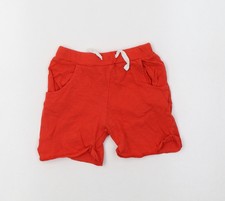 Baby Bug Baby rot Baumwolle Jogger Hose Größe 12-18 Monate Kordelzug