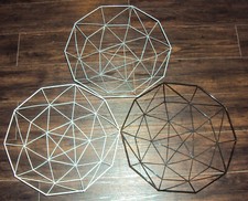 Obstkorb Metall Korb ⌀ 38cm Groß Schale Drahtkorb Aufbewahrung Schale Brot