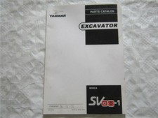Yanmar SV08-1 AS Crawler Excavator Spare Parts Catalog List