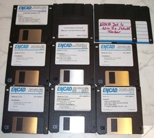 Encad NovaJet Treiber Plotter 10 Disketten für Dos W3x W95 NT40 ACAD12 _bu