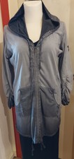 Tredy Jacke Größe 48, Grautöne,  mit Kapuze,  Pailletten, Strass 