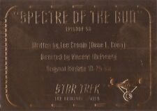 Star Trek Original Series 3 Gold Plaque Karten G56 bis G79 wählen