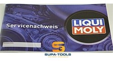 Serviceheft Scheckheft Wartungsheft Inspektionsheft KFZ Liqui Moly  SUPA-TOOLS