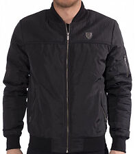 Herren Neu MA1 Bomber Schwarz Jacket Coat Baseball Kragen Reißverschluss Größe S-XL