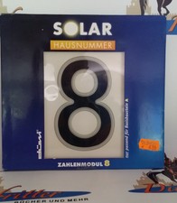 Düwi Solar Hausnummer LED Zahlenmodul 8 Neu & OVP