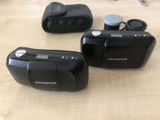 2 x analoge Olympus Kameras, mju-1, 35mm Sammler , film cameras mit 2 Filmen
