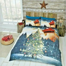 Weihnachten Bettbezug Kissenbezug XMAS-xmas Bettwäsche Set weiche Decke Bezüge