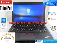 Lenovo Thinkpad x280 i7 8650U 1,9 GHz 16GB RAM 512GB SSD IPS TOUCHSCREEN (713)
