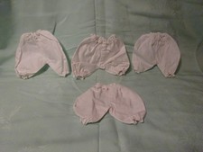 HEIDI OTT - Puppenkleidung "4x UNTERWÄSCHE WEISS (Höschen)" - Größe 30 Puppe