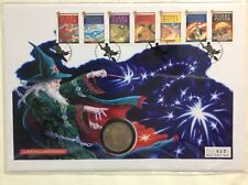 Harry Potter 2007 Royal Mail GB Briefmarken/Vauxhall 1967 Half Crown Münze Cover-selten