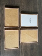 4 rosegoldene Bilderrahmen