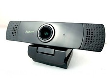 Aukey PC-LM1E Stream Series Dual-Mic Webcam Full HD 1920x1080 Schwarz 