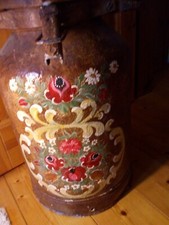 Antik alte Bauern - Milchkanne Bauernmalerei, handbemalt ca. 49 cm