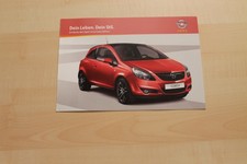74633) Opel Corsa D Color Edition Prospekt 08/2009
