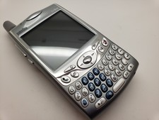 Sehr guter Zustand Retro entsperrt Palm Treo 650 silber Handy mit Ladegerät