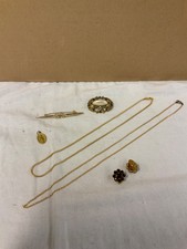 fr4# Aus Nachlass: Modeschmuck Ketten, Broschen, Anhänger, Ohrclips