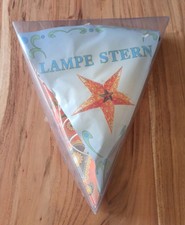 Stern Papierstern Weihnachtsstern Leuchtstern Lampe Papier Faltstern Rot Gelb 