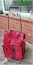 Andersen Weinrot Einkaufstrolley/Shopper. Wasserdicht mit Kugellagerrädern