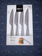 Boska Steakmesser-Set Monaco+ / 4er-Set/Edelstahl-Messerset