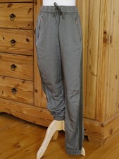 * H & M * MÄDCHEN STOFF PUMP HOSE GALON STREIFEN KHAKI GRÜN 134/140 NEU!!!