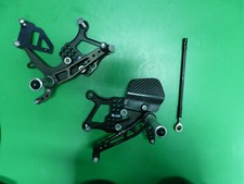 Kawasaki ZX10R ABS 11, Ninja ZX10 R 2011, PP Fußrastenanlage, footpeg