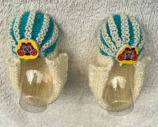 Babyschuhe Babyschühchen selbstgestrickt 10,0 cm Sohlenlänge 0-6 Monate 