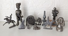 10 x Metall Zinn Figur Sammler Konvolut Sammlung Vintage Deko Auflösung 