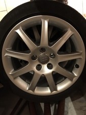 4x AUDI Sommerräder CONTI 225/45R17V auf Alufelge 7,5Jx17H2 ET45 4F0601025J