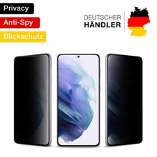 Blickschutz Panzerfolie Samsung S9/S10/S20/S21/S22 Plus Sichtschutz Schutz Glas