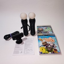 Sony PlayStation Motion Move Controller - 2 Stück für PS3/4/5/VR inkl. 2 Spiele