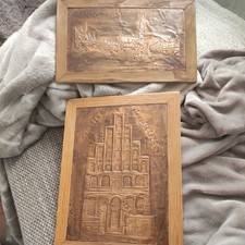 2x Kupferstich Wandbild (Lübeck)