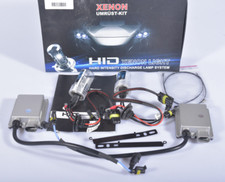Akhan HID Xenon Umrüstkit 6000K Scheinwerfer H7 Lampen weiß 12V 24V Auto Set