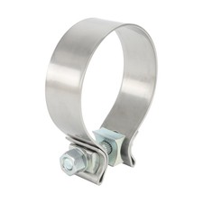 Extrem Auspuffschelle 79 mm Edelstahl Breitbandschelle 76 mm Auspuffrohre