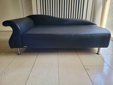 Designer Hundesofa, modern, Kunstleder, schwarz, neuwertig, 1,30m x 0,68m 