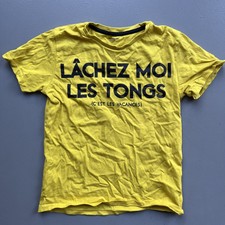 Jungen T-shirt gelb gr 138