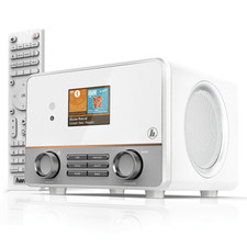 Hama IR115MS Internetradio Spotify weiß WLAN LAN Streaming USB Internet Radio 