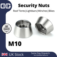 Omi Sicherheit Muttern m10 | Dach Zelt | Seilwinde | manipulationssicheren | Sicherungsmutter | Penta