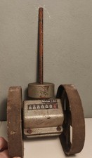 Vintage Antik Behörde Straßenbau Messrad Messroller Rolltacho Streckenzähler