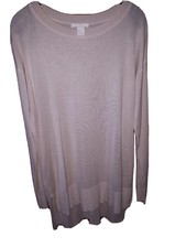 ???DAMEN Long-PULLOVER/Pulli zartrosa/(Gr.XS)=➡️Gr. M, dünn, #H&M, Basic?☔☃️