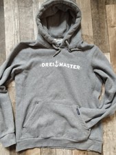 HOODIE SWEATSHIRT PULLI Gr. M L 1A weich warm DREIMASTER Fleece innen 