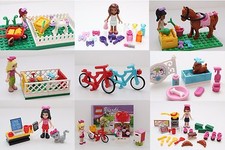 lego friends figuren tiere katze welpe stunden bäckerei valentinstag bike and more