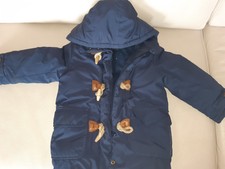 Ralph Lauren - sehr warme Jacke- Daunen - Dufflecoat -dunkelblau  - Gr. 3 Jahre 