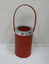 60er 70er Coldy Lux Sektkühler Flaschenkühler Turnwald Produkt Kunstleder rot 