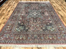 Feiner Seidenteppich Perserteppich Perser Orient Seide  297 x 212 Wunderschön