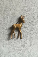 Brosche Reh Motiv Pin Waldmotiv Bronzefarben Unisex accessories 